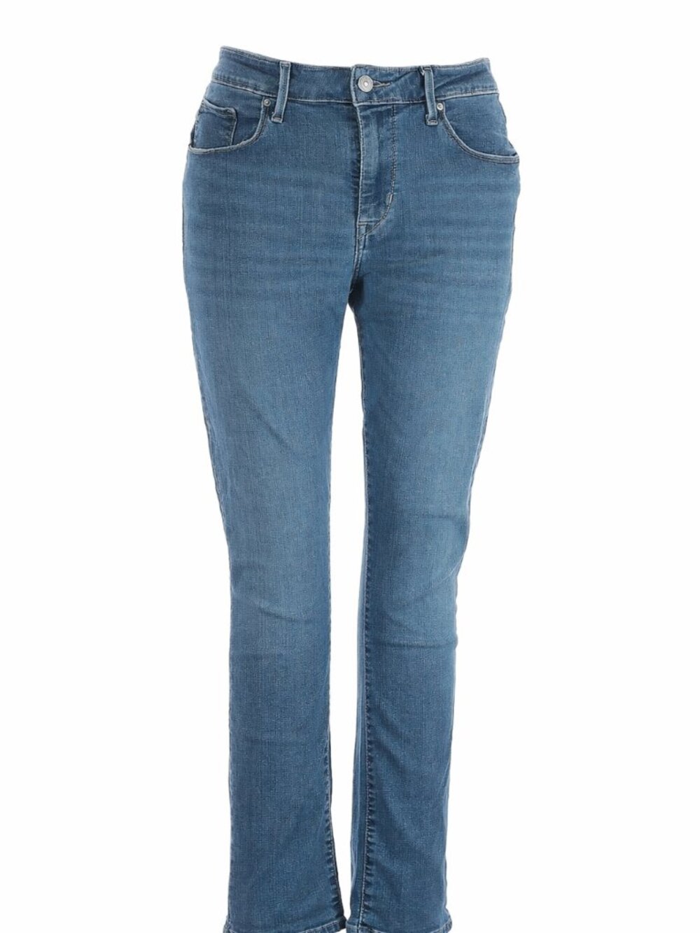 Levi classic blue midrise skinny  straight leg jeans-16